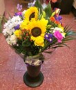 Mixed Colour Bouquet With Sun Flowers in Accrington Lancashire