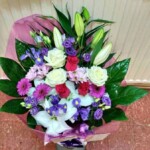 Beautiful Hand Tied Bouquet with Aspidistra in Accrington Lancashire