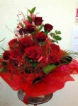 Red Roses Boxed Aqua Arrangement in Accrington Lancashire