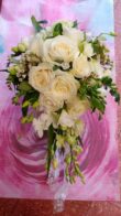 Bridal Bouquet in Cream and White in Accrington Lancashire